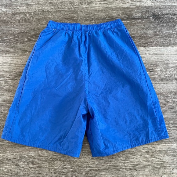 Nike Blue Athletic Shorts with White Accents - Picture 2 of 4